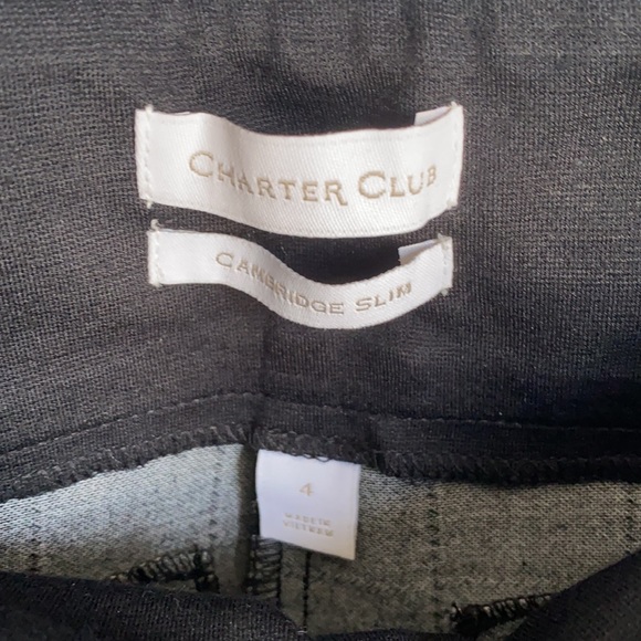 NWT! Charter Club Ladies Design Slim Leg Trousers - Picture 3 of 6